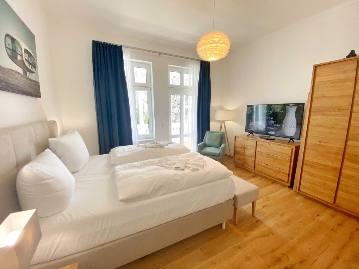 Villa Jenny - Ferienappartement 1 Mit Meerblick Sassnitz Luaran gambar